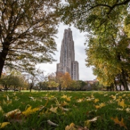 Fall photo of the Cathedral of Learning