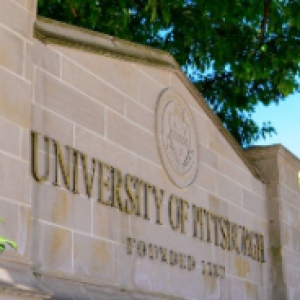 A University of Pittsburgh sign